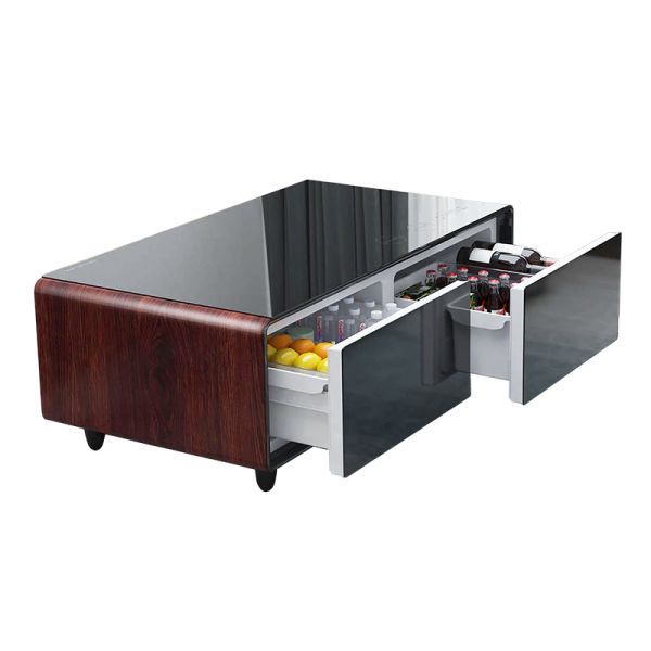 110/50-60hz Modern Smart Table With Drawers Music Speakers TB135 Refrigerator Table