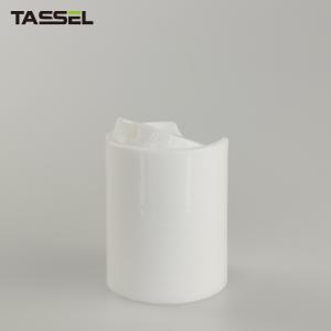 China 20/415 White Disc Top Cap Plastic Bottle Cap For PET PE Bottles factory