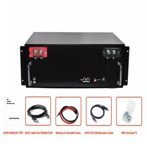 China Lithium Ion 48V Lifepo4 Battery Pack 200ah With BMS Canbus RJ485 Communication Port factory