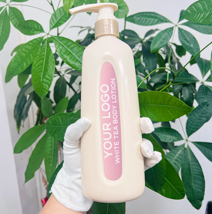 New Best Body Lotion OEM Custom Brand Wholesale 500ML White Tea Flavor Natural Brightening Moisturizing Lotion