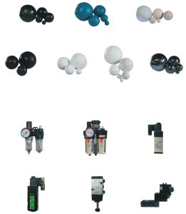 China Diaphragm Pump Replacement Parts Ball SS Buna N Hytre PTFE Membrane factory