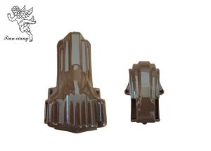 China Brown PP Virgin Casket Corners Coffin Decorative Hardware 7# Color Customized factory