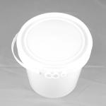 3L Food Packaging Ice Cream Pails With Lids FDA Certifiication