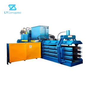 China Horizontal Auto Cardboard Box Packing Machine Baler 500kg/M3 Density factory