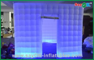 China Kids Photo Booth Inflatable Silver Wedding LED Inflatable Photo Booth With UL Blower L3*W2*H2.3M factory