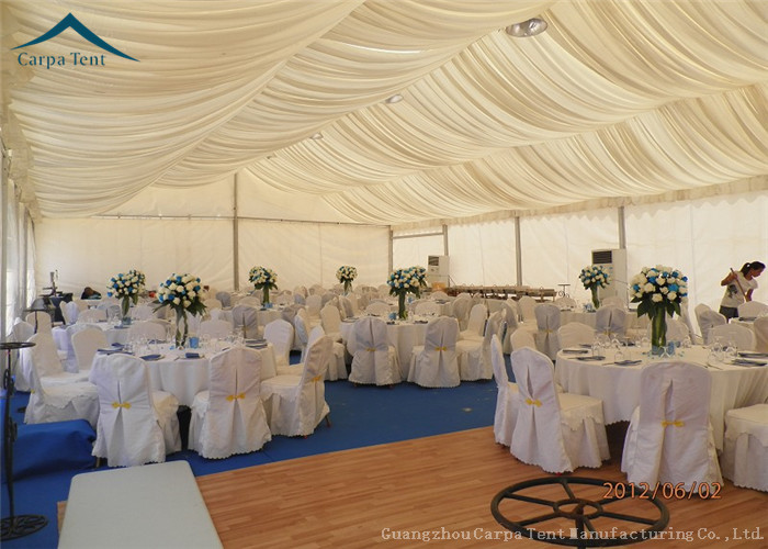 European Style Custom Canopy With Wooden Flooring For Outdoor Event , Customized Tents