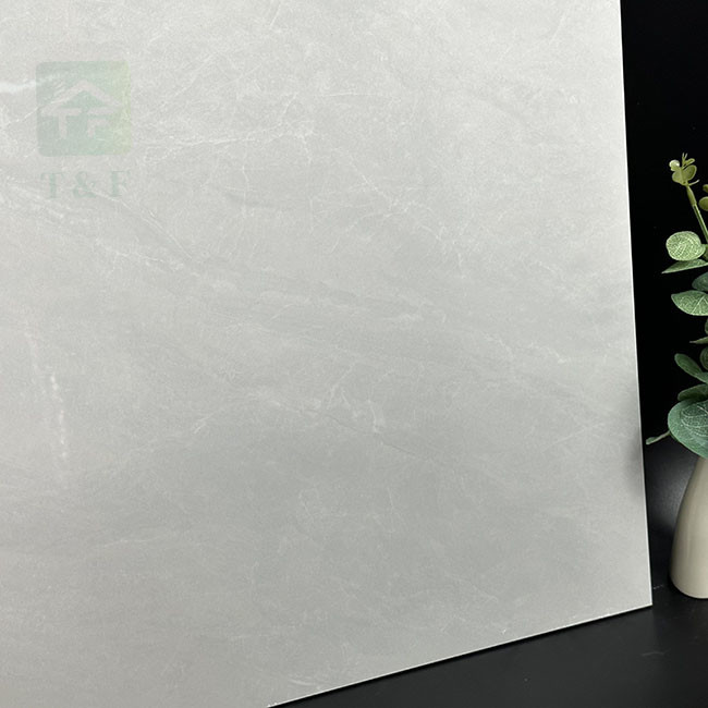 Gray Marble Look Glazed Surface Porcelain Floor Tiles 600x600mm Anti Slip
