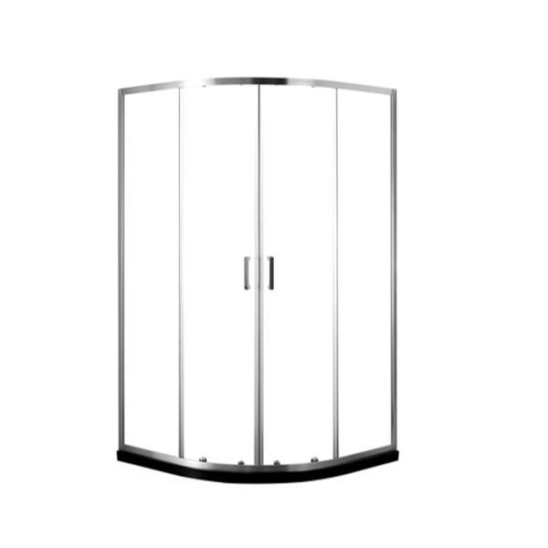 6mm tempered glass 900x900x2000mm Bathroom Curved Corner Shower Enclosure ,