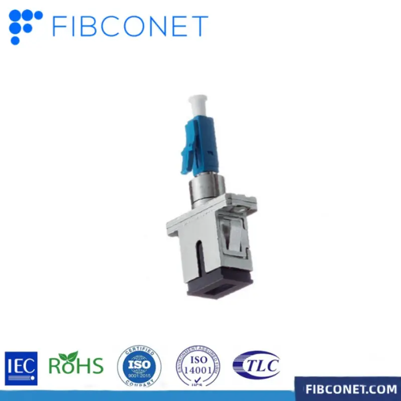 4G Network Connection LC/UPC Male to SC/UPC Female Single Mode Hybrid Optical Adapter