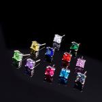 Cubic zirconia stud earrings cz earrings in bulk classic simple earrings design