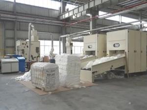 China 400kg/Hr 100gsm To 800gsm Filter Felt Needle Punching Production Line factory