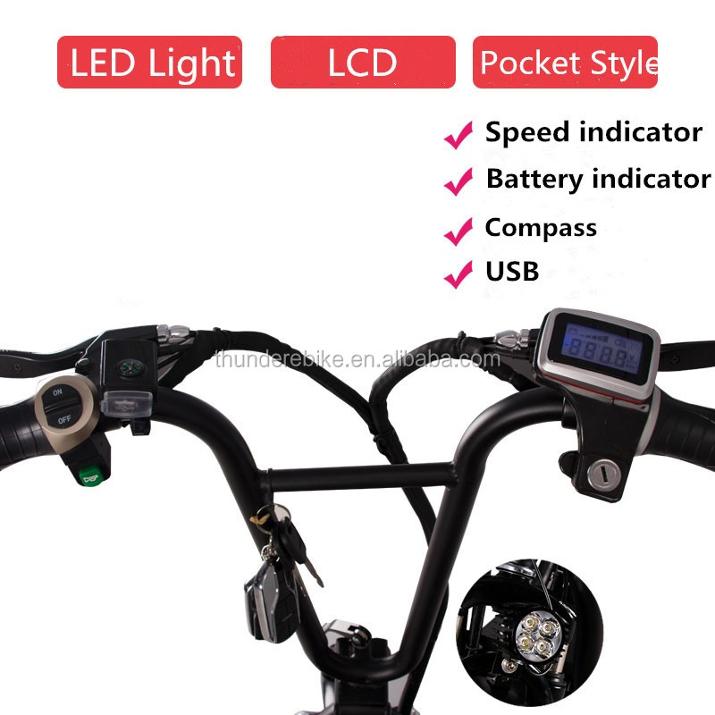 Citycoco Urban Electric Scooter 48V 8AH Lithium Battery 350W Pocket Electric Scooter