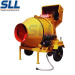 750L Twin Shaft Concrete Cement Mixer , Horizontal Industrial Concrete Mixer