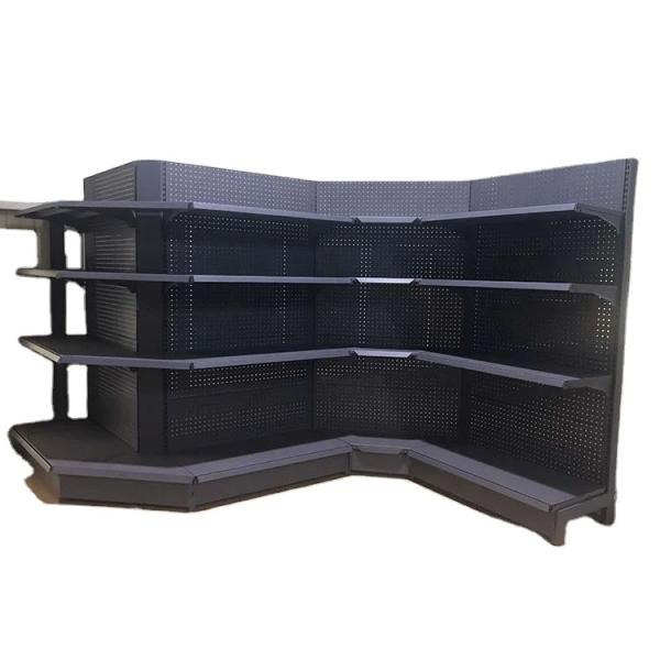 Factory Customized color size metal heavy duty gandola shelves supermarkets