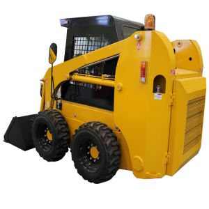 Log Loader For Energy Mining Mini Wheel Skid Steer Tractor Front Loader Machine