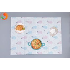 China Food Grade Disposable Sticky Placemats OEM Foldable With Fun Designs factory