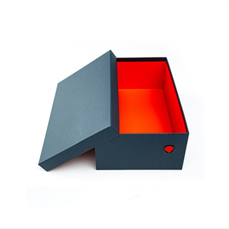 10x8x4 Paperboard Colored Mailer Boxes Storage With Rigid Lid Base Custom Printed
