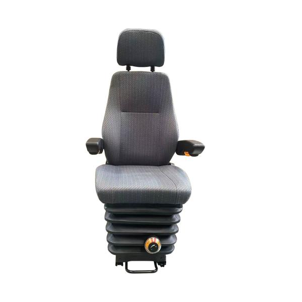Adjustable Headrest Mechanical Suspension Driver Seat for Construction Machinery