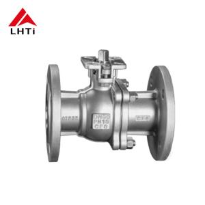 China High Pressure DN10 DN15 Titanium Two Piece Ball Valve Gr1 Gr2 Gr5 Ball Valve For Water Supply Treatment factory