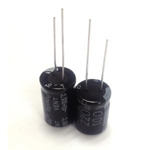 China Radial Aluminum Electrolytic Capacitor 220uF 100V 13*21mm 2000hrs factory