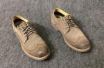 OEM Oxford Style Men Business Casual Shoes , Genuine Leather Lace Up Derby Shoes