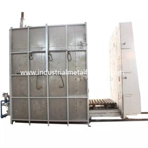 China Bogie Hearth Heat Treatment Electrical Tempering Furnace 2000×900×600mm factory