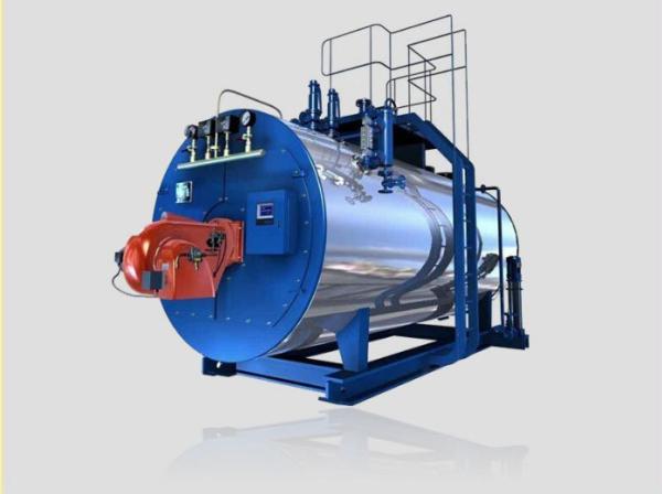 Furnace Natural Gas Oil Fired Steam Boiler High Safety Large Steam Space For