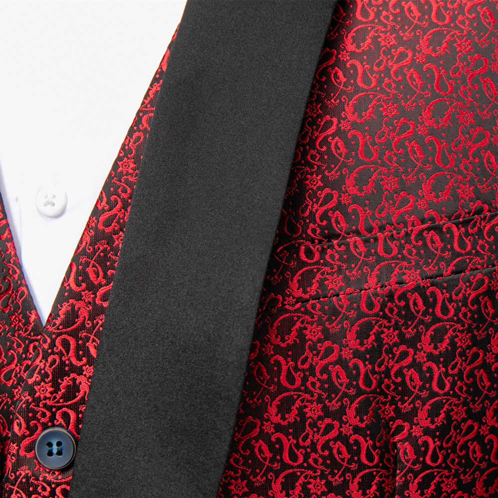 Custom Slim Fit Peaked Lapel Blazer 3 Pcs Two-piece Set for Men's Wedding/Formal Wear