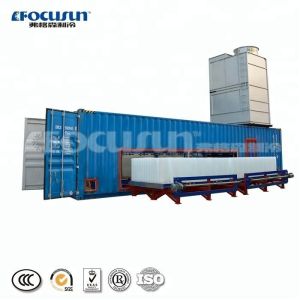 20000kg Ice Storage Capacity Industrial Ice Block Machine with Pump Core Components