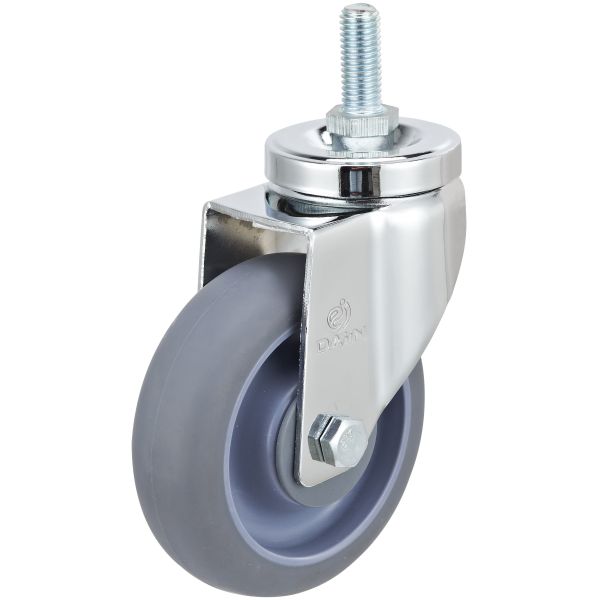 China Thermoplastic Rubber Industrial Casters Wheel Medium Duty Castors factory