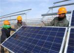 28VDC 1000kw Single Axis Sun Tracker Galvanized Steel Mount