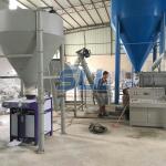 Sand Powder Double Paddle Spiral Dry Mortar Mixer With Double Ribbon Blender