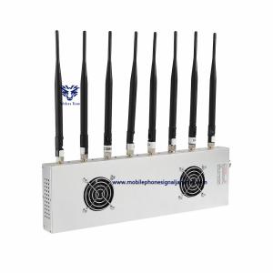 China 70W 7 channels Cell Phone Signal Jammer High Power GSM 3G 4G 5G Jamming Range 100 Meters factory