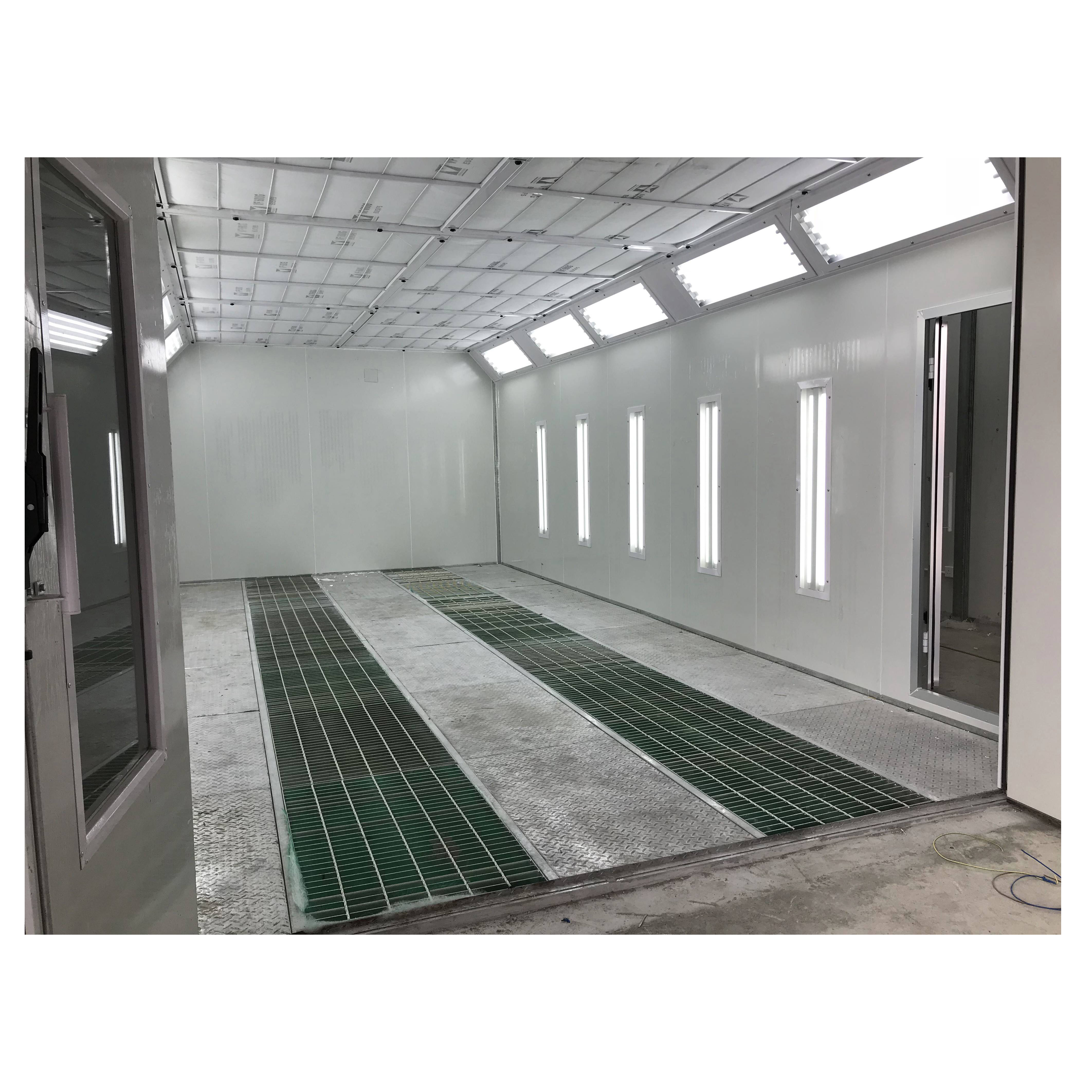 white Automotive Car Spray Booth Versatile Modular Paint Booth 50um coating