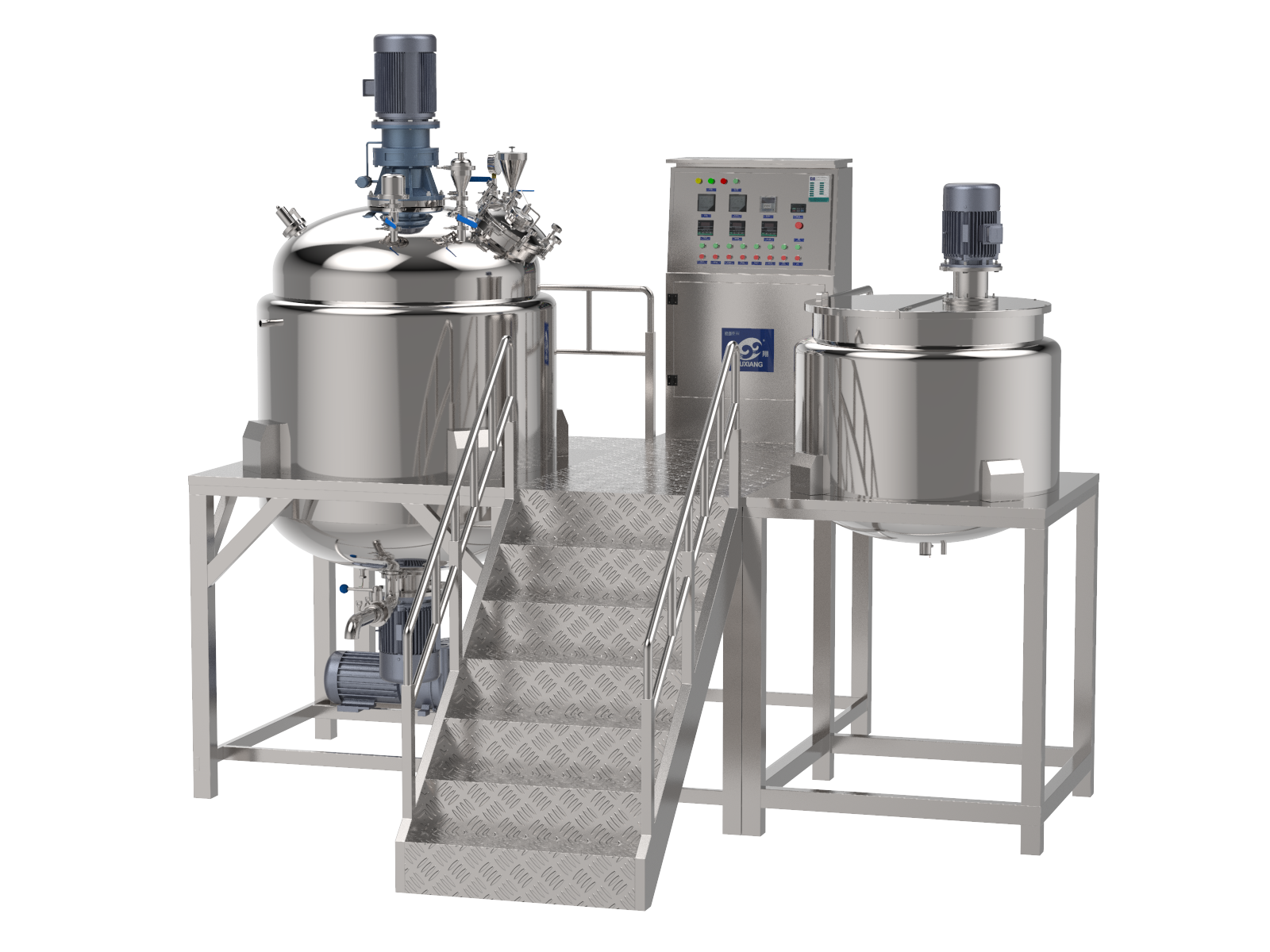 China Custom Cosmetic Cream Shampoo Liquid Soap Making Machine 100L 500L Dishwashing Liquid Toothpaste Mayonnaise Production Line on sale