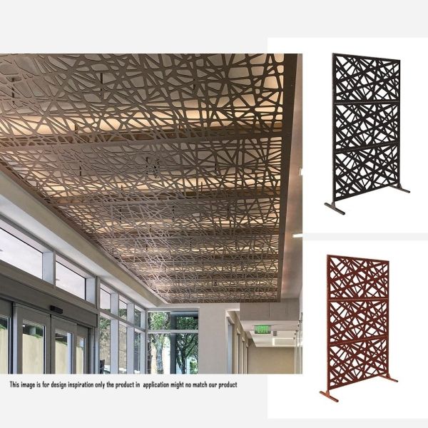 China Privacy Balcony Room Divider Screen Aluminum Multi Functional factory