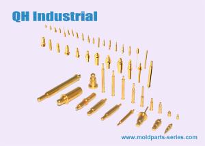 China RoHS CE Approved Battery Charger QH Industrial 1Pin 1A 2A 3A 10uin 12uin Gold Plated Pogo Pin Connector factory