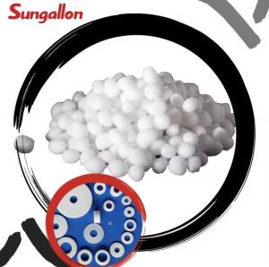 China Soft Gasket TPR Raw Material Sungallon TPR Granules White Opaque For Molding factory