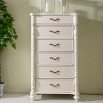 Concise Living Room Furniture white cabinet wooden drawers chest