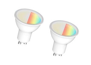 China 96 Degree Beam Angle 470LM 5.5W Gu10 Colour Changing Bulbs factory