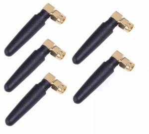 China 433/868/915/2.4G/4Gmhz Rubber Antenna 2DBI Low VSWR 10g Weight for Data Transmission factory