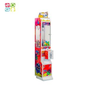 China Custom Candy Mini Claw Vending Machine 13 Inches With Top Locker on sale