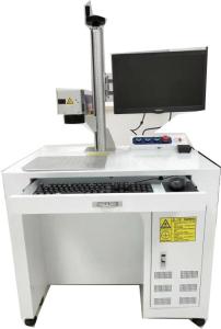 China High Precision Ultraviolet Laser Marking Machine , Glass Leather UV Laser Printer factory