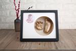 Muiti Color Baby 3D Baby Casting Kit Picture Frame For Newborn Infant