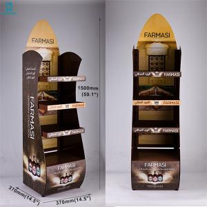 China Strong Metal 4 Layers Custom Design Advertising Poster Product Display Stand with wheels factory