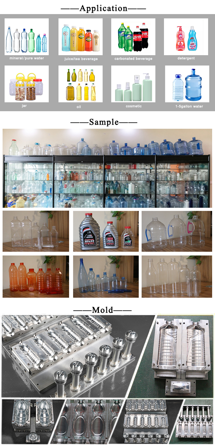 Single Cavity 5l Plastic Container Blowing Machine 3 Phase 380V
