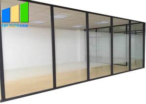 China Eco Friendly Demountable Modular Glass Partition Wall For Office Building factory