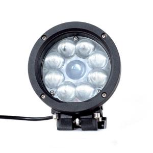 China Black Color Spot / Flood Beam LED Vehicle Work Light with 5.5 Inch 45w 12v High Intensity CREE Chips factory
