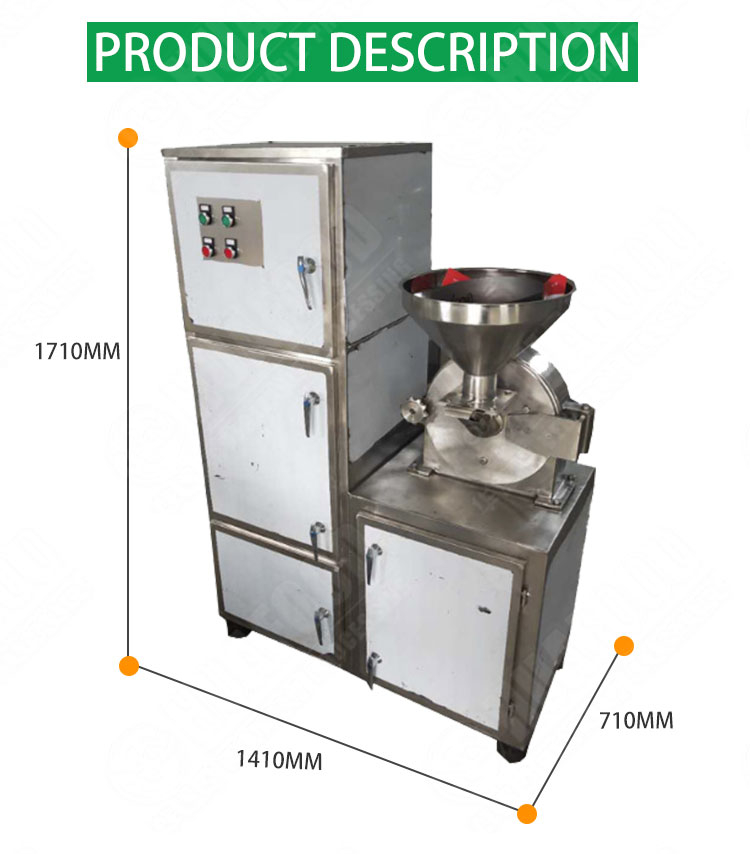 Cassava Food Grinding Machine For Dried Material Tapioca Flour Mills