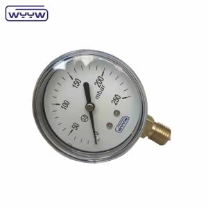China Bottom Connection Capsule Pressure Gauge Mbar KPa MmAq MmH2O factory